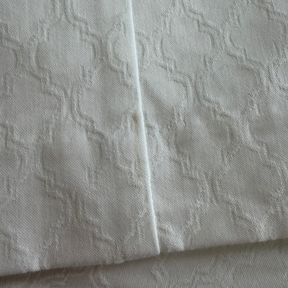 Lilly Pulitzer Kelly White Jacquard Ankle Pants Sz 14 Geometric Quatrefoil 20243 - Picture 7 of 7